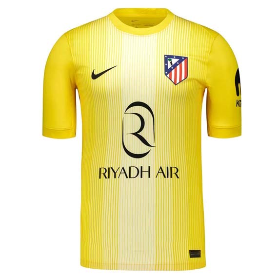 Tailandia Camiseta Atletico Madrid Portero 2025/26 Amarillo